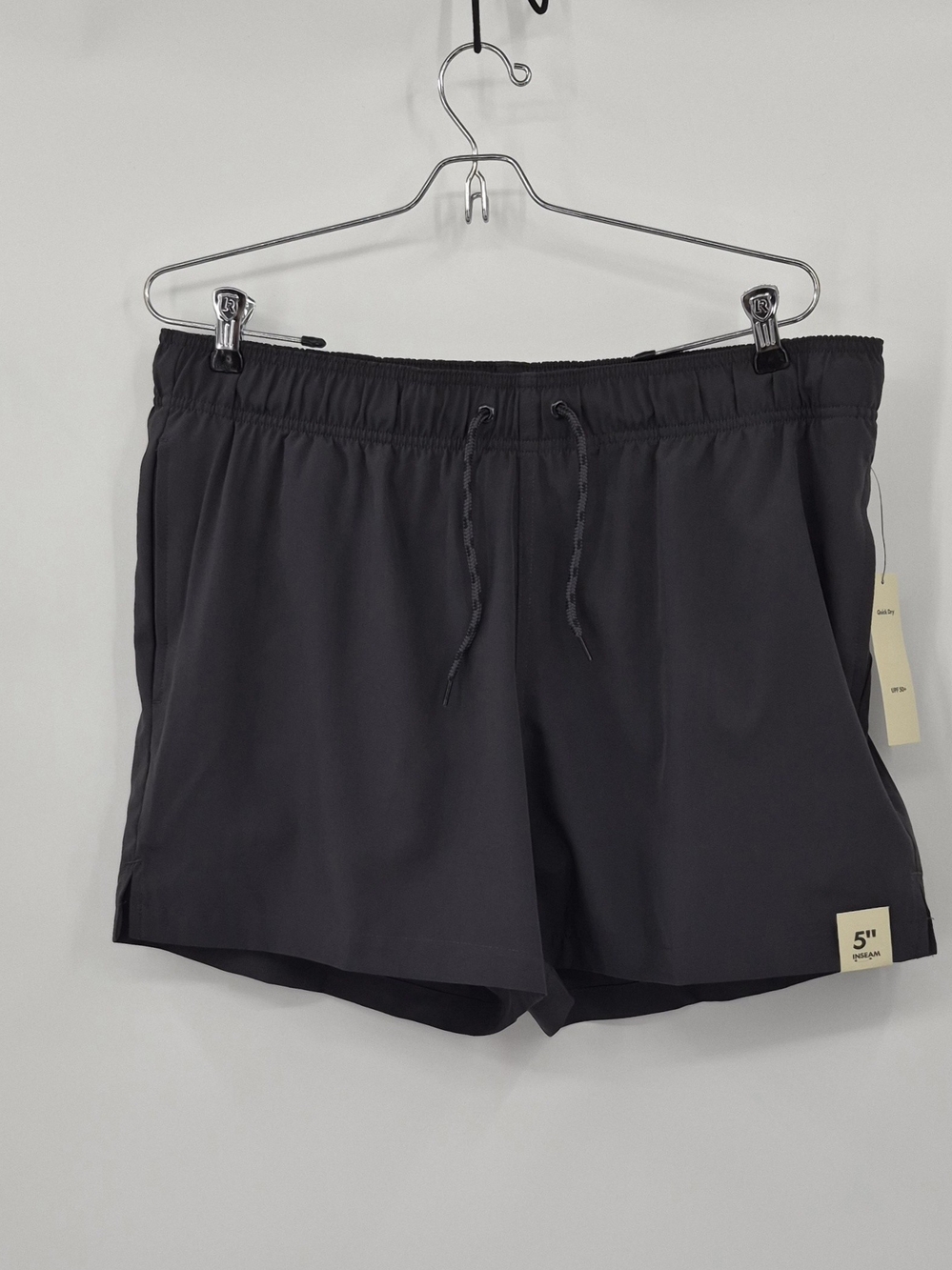 No Boundaries Men's Swim Shorts Elastic Waist Drawstring  5in Inseam L 36-38 NWT